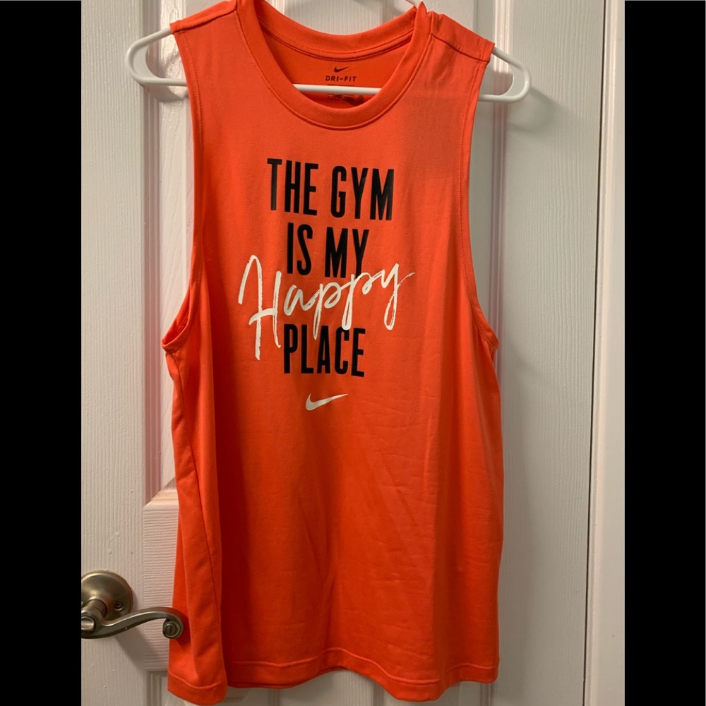 Nike The Gym is my Happy Place Tank Med